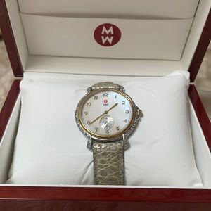 Michele CXS Diamond Watch with NEW Battery